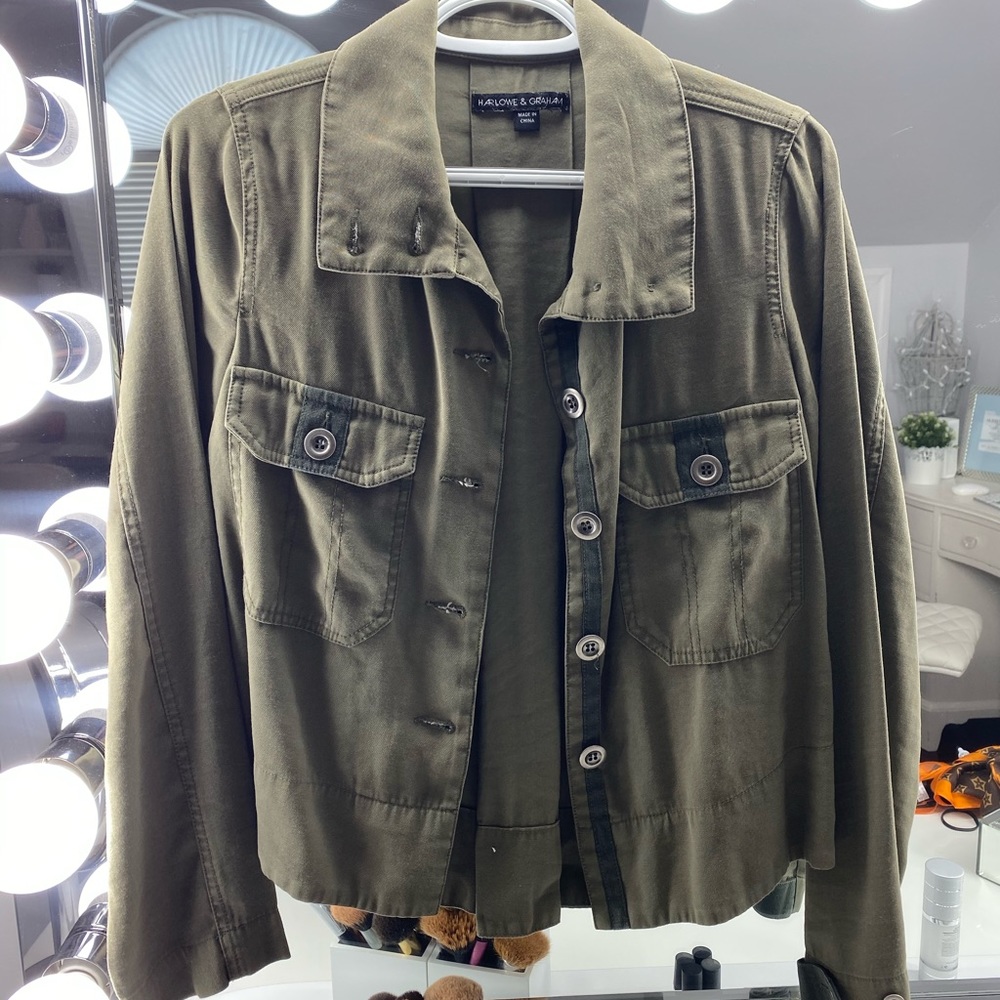 Army green top
